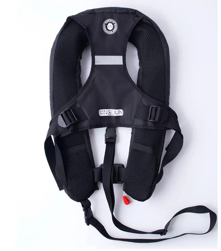 custom logo adults inflatable jacket life vest oem jet ski boat fishing life jacket CQIF-150N