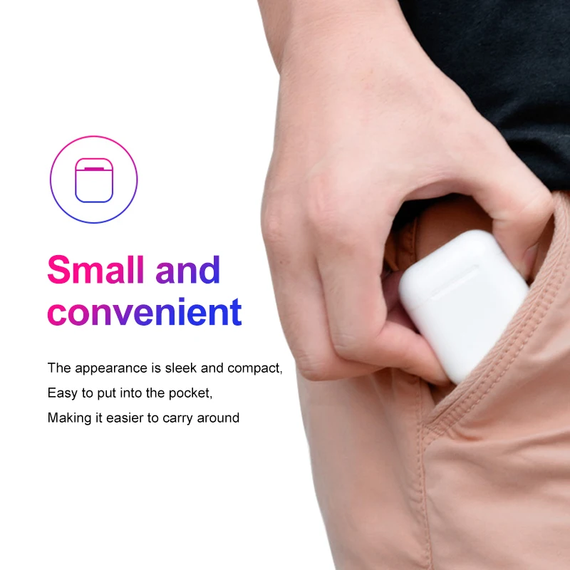 i12 TWS Blueteeth 5.0 Earphone Headset True Wireless Earbuds Blueteeth Headphones With Mic Stereo Eirpods Charger Box For Xiomi