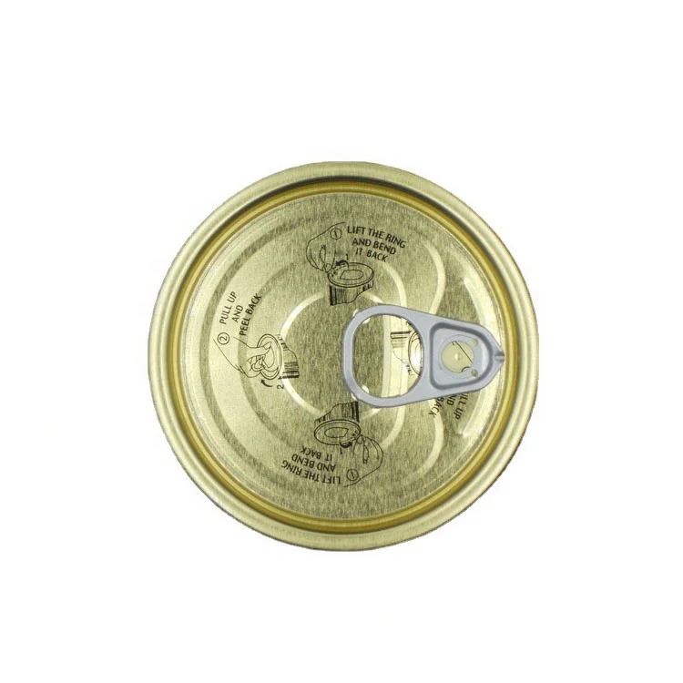 300 Tin Easy Open Lid Custom Accept Easy Open Lid Various Types Of Paper Cans/aluminum Cans Tinplate Easy Open Cover