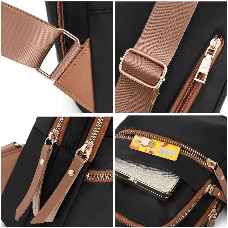 Custom Mens Messenger Crossbody Backpack Shoulder Bag Unisex Waterproof Sling Bag Pouch for Women Men