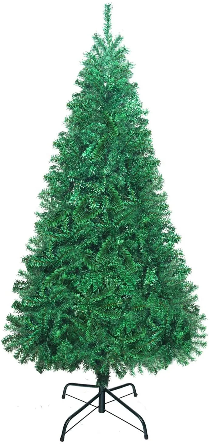 High Quality Artificial PVC PE PET Christmas Tree Slim Branches Can with Customized  Led Light for Decoration