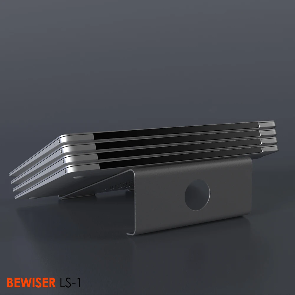 Ergonomic Laptop stand Laptop stand and cooling pad without fan Heavy-duty tablet laptop cooling pad (BEWISER LS-1)