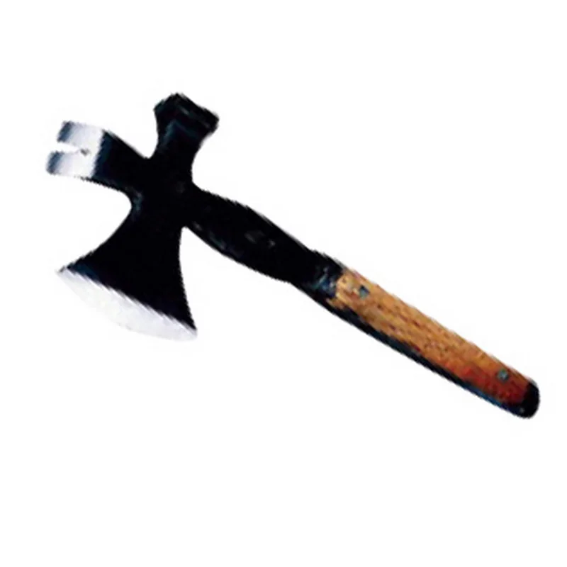 Outdoor Camping Axe with Muti-purpose Features hammer, nail puller, pry bar and axe