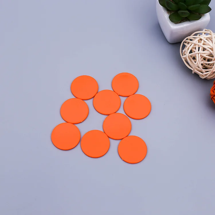 custom logo hot selling plastic coin/token euro