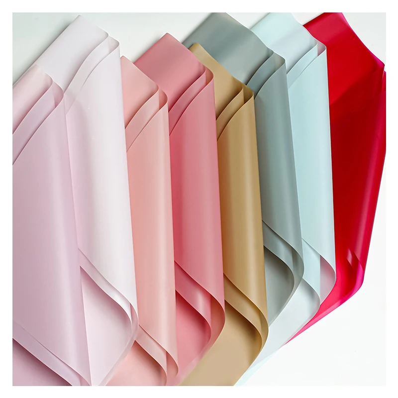 Hot Sale Beautiful Waterproof Wrapping Paper Matte Flower Bouquet Paper