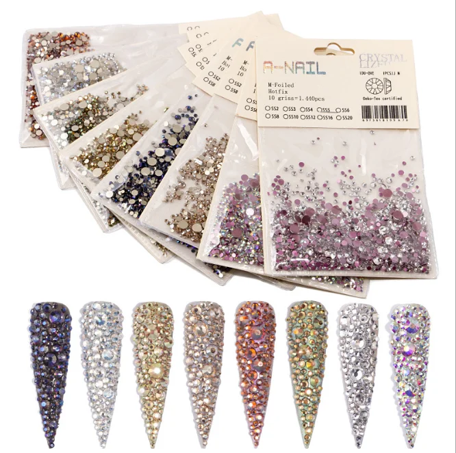 
Professional 3D Nail Rhinestones Crystal For Decorations 