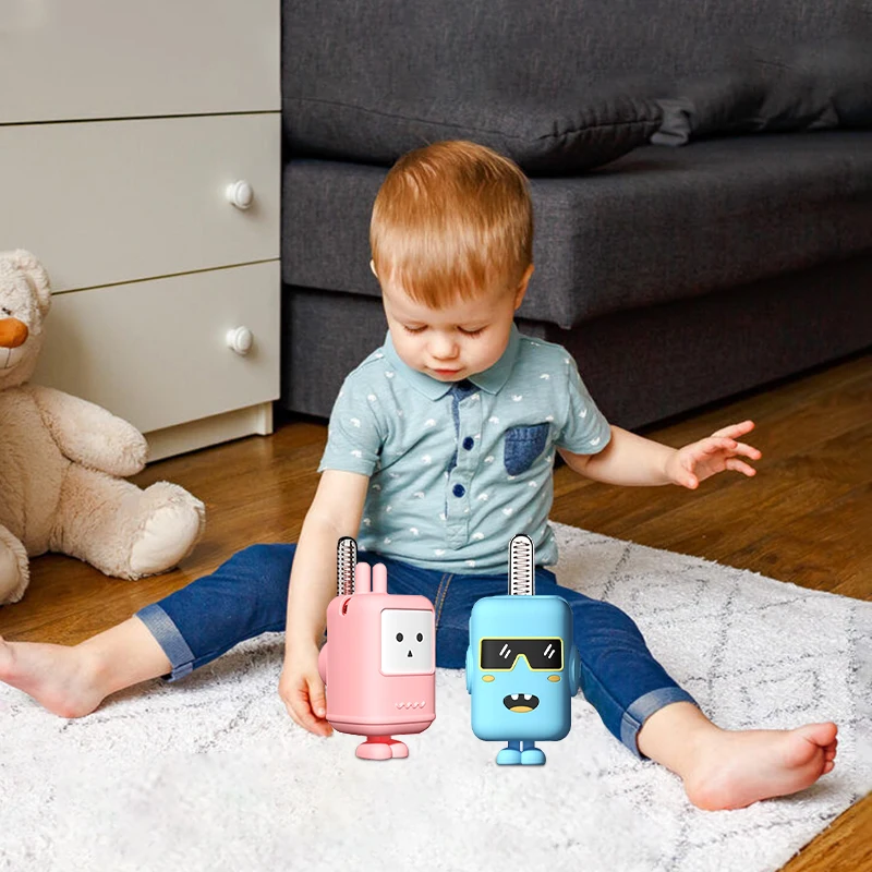 Practical Cute Toy Mini Walkie Talkie Wireless Walkie Talkies For Kids Pink/Blue Handheld Walkie Talkie