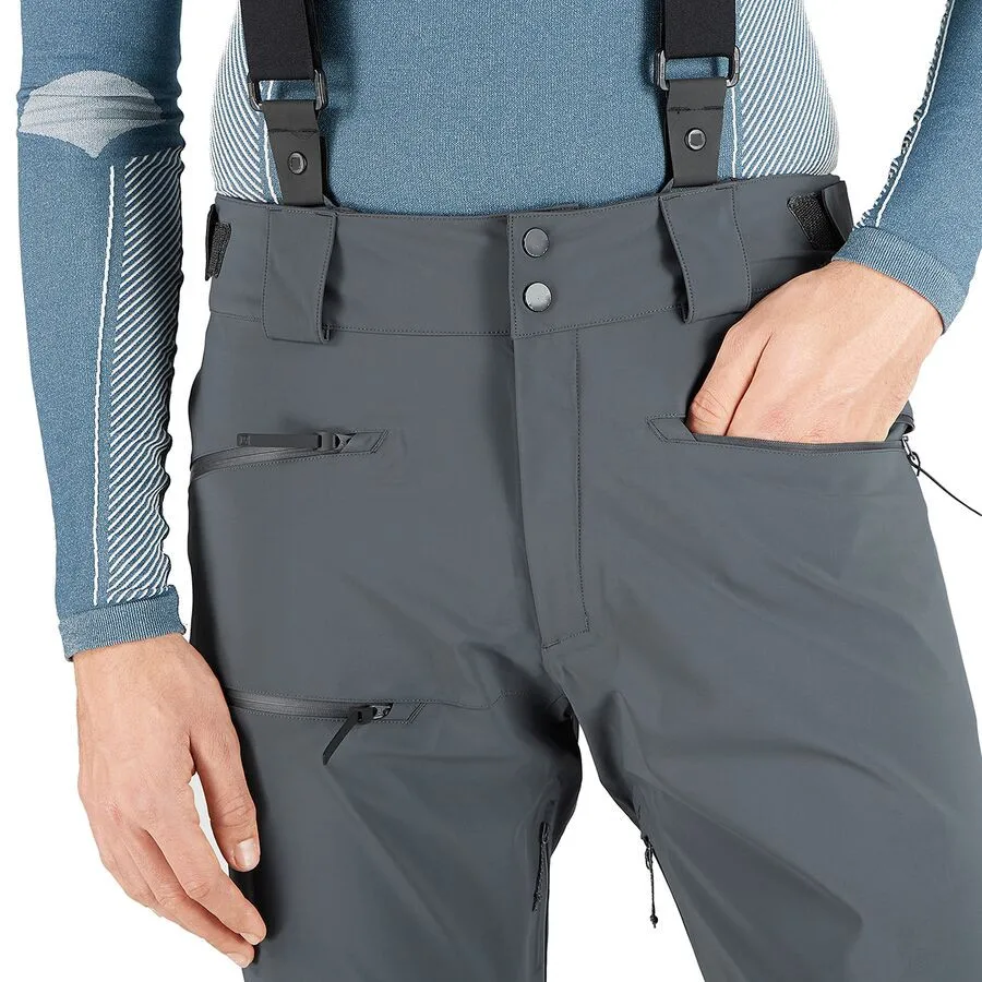 Outdoor Man Bib Pants  Mens Waterproof Suspender Trouser  Ski Pants  Skiing For Winter