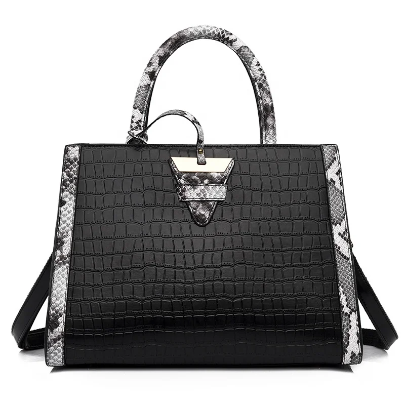 Женская Сумка-тоут из крокодиловой кожи