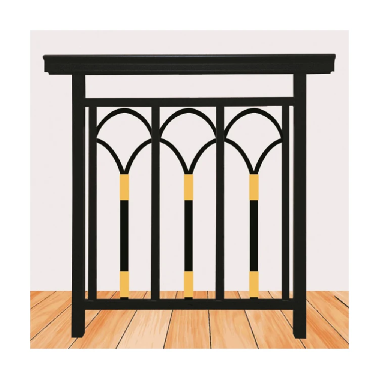 China Factory Seller Gold Color Brass Indoor Stair Case Railing Stairs