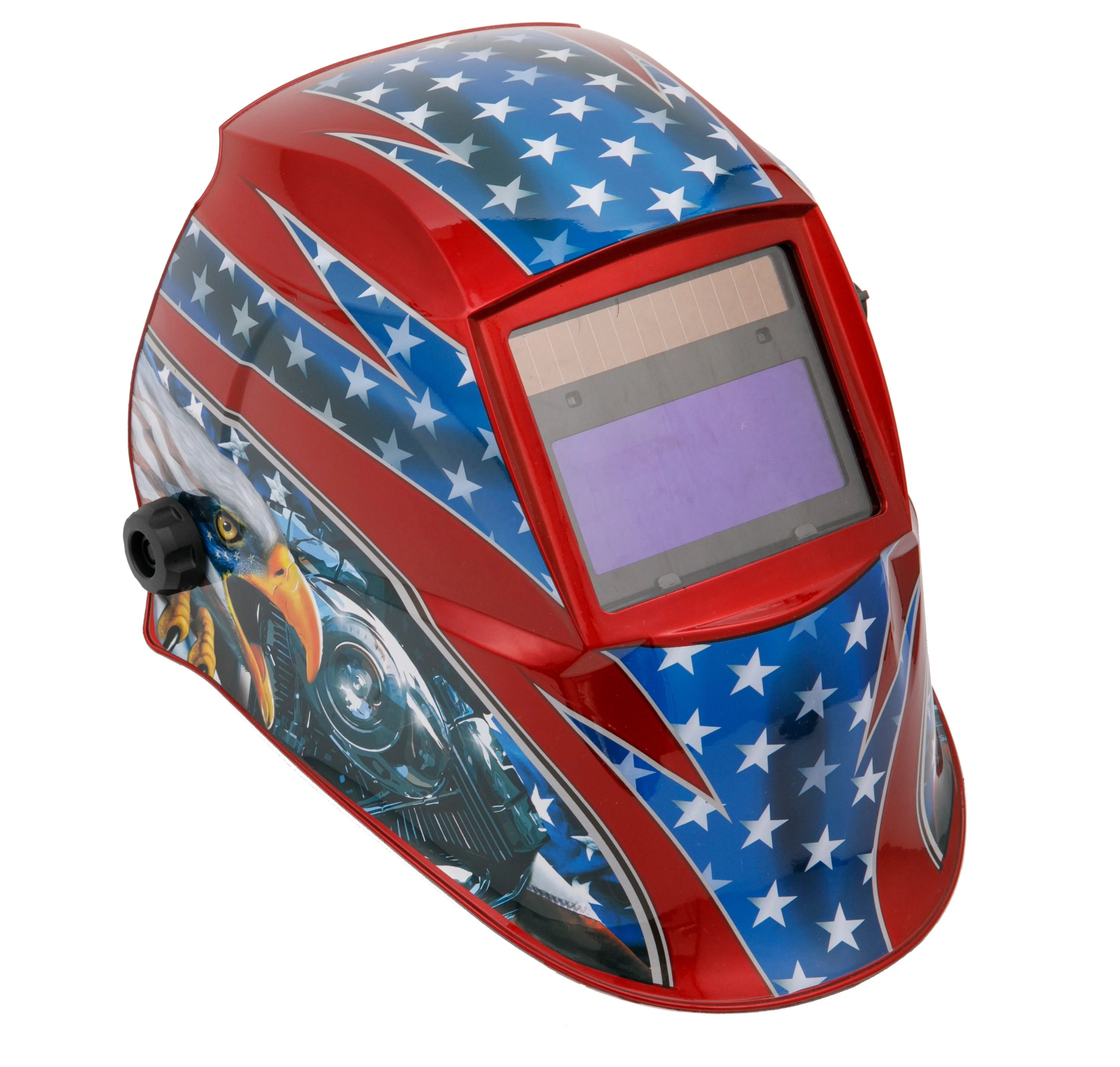 TN15 Customization Decals Head Mounted Auto Darkening Welding Helmet PA Tough Material Welding Hood