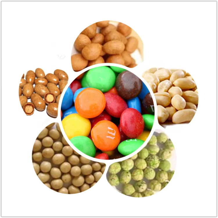 Good price Sugar coating machine / nus peanut candy chocolate coat machine with liquid spray system