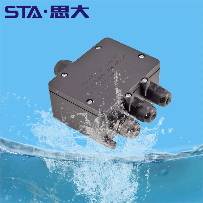 IP68 outdoor electronic plastic terminal connecting waterproof cable junction box plastic ip68 waterproof connector junction box