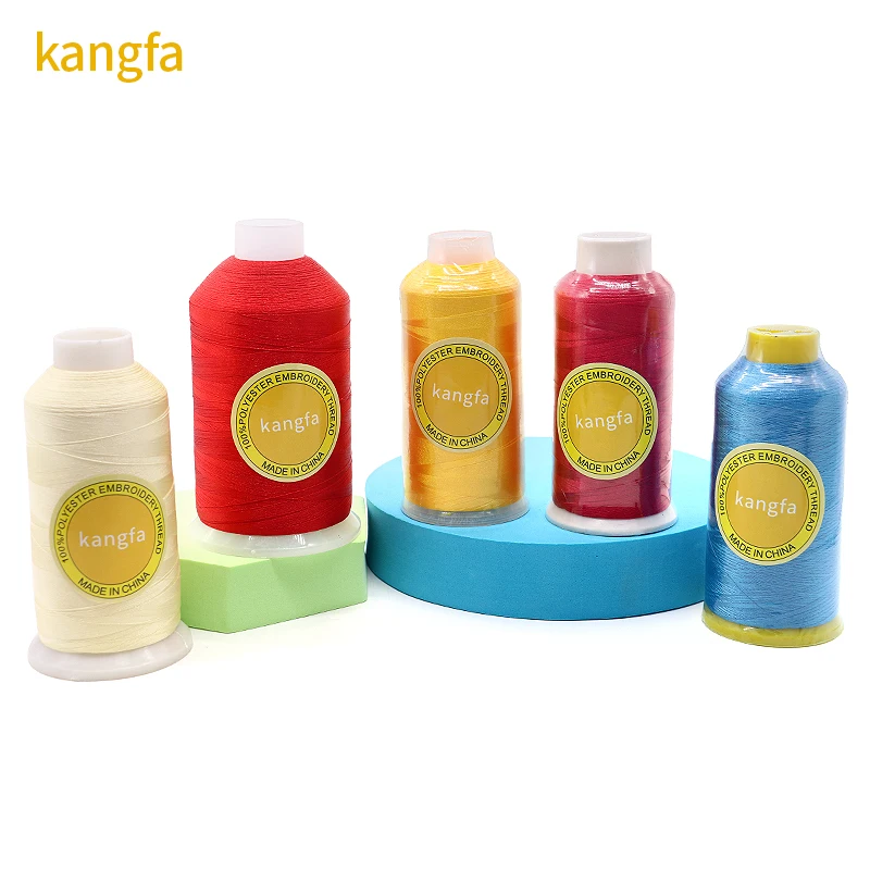 Factory Price 100% Polyester 108D Threads Embroidery Thread For Clothes