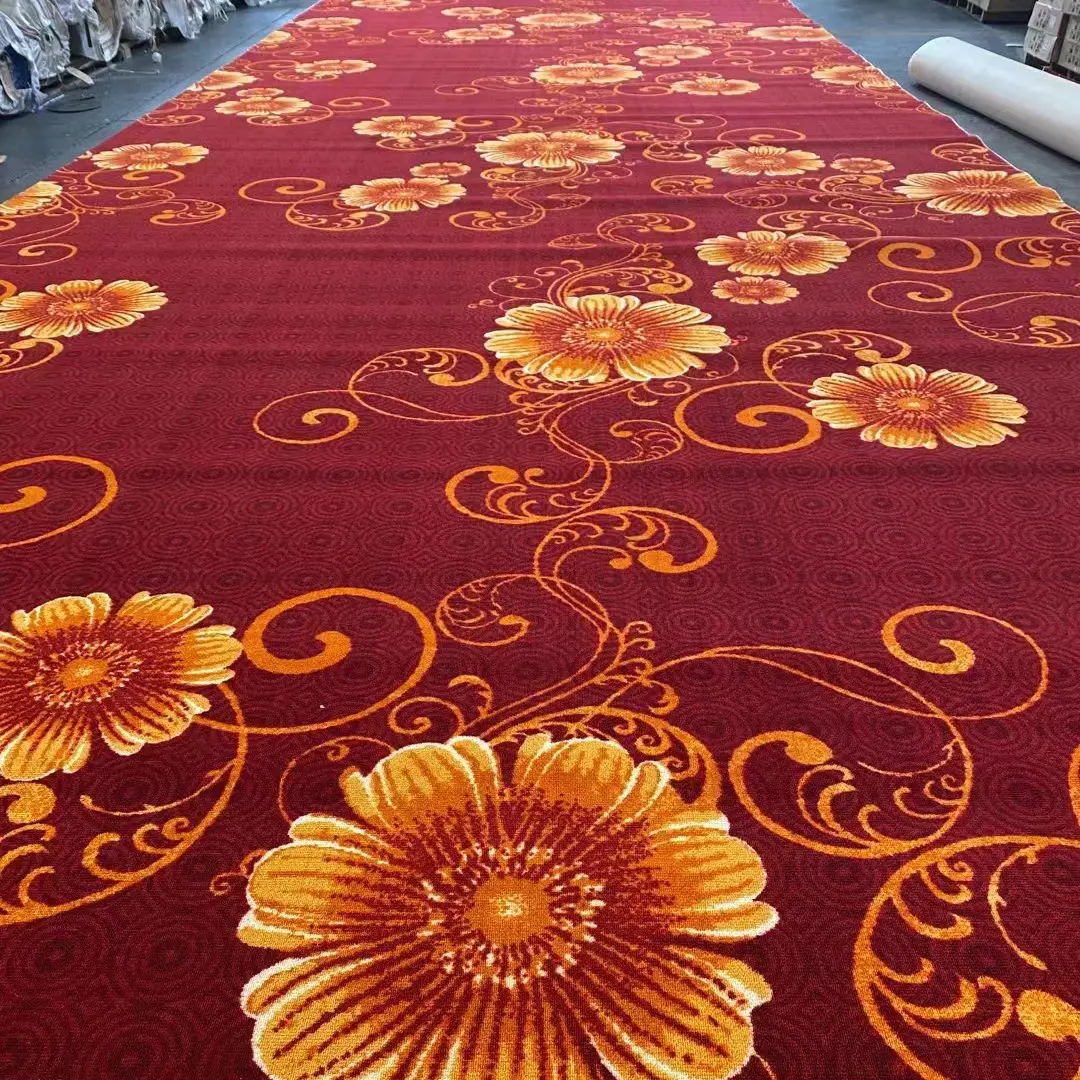 HJ Professional marine carpet decoration manufacturers persian muslim Wall to wall carpet for hotel and casino room carpet