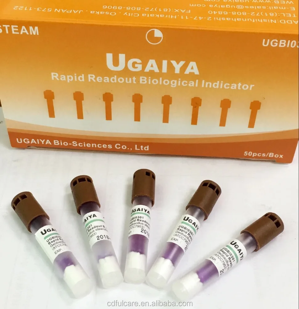 CE certified Validation laboratory 20 mins 1hour 3 hours autoclave rapid biological indicator