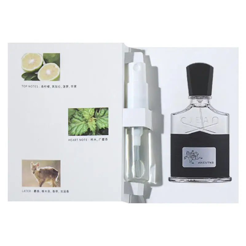 Original brand perfume 1:1Top quality wholesale test tube luxury perfume for men and women 1.5ml 2ml