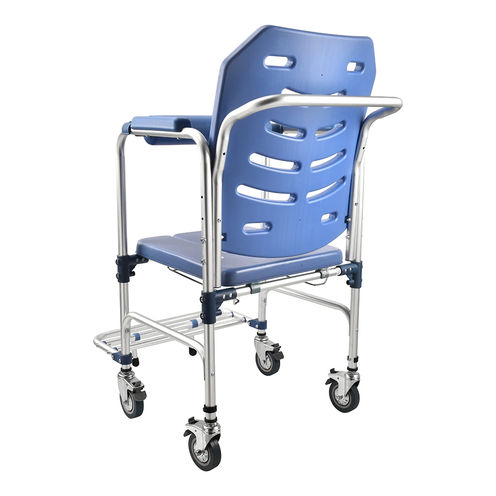 Hot sale Best new aluminium alloy Commode chair With Removable Arms