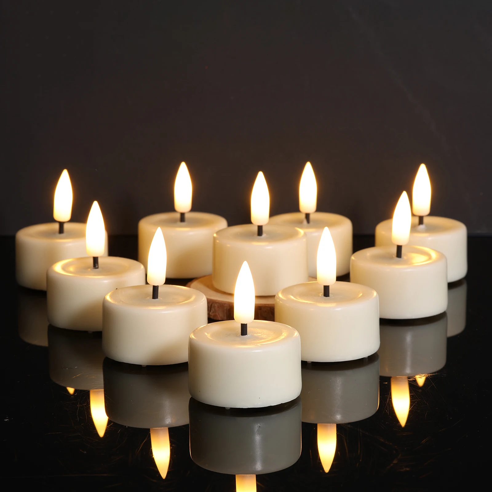 Домашнее украшение Матти 3D Настоящее пламя теплый свет парафин воск 5 часов Таймер беспламенная Светодиодная свеча