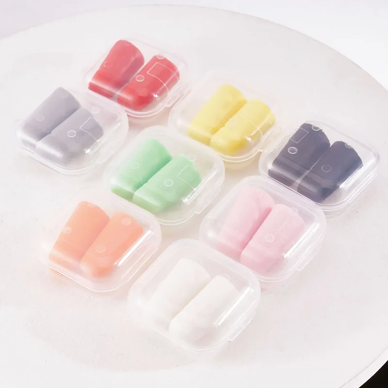 2021 New Designed PU Earplugs Noise Cancelling Reusable Sleeping Ear Plugs