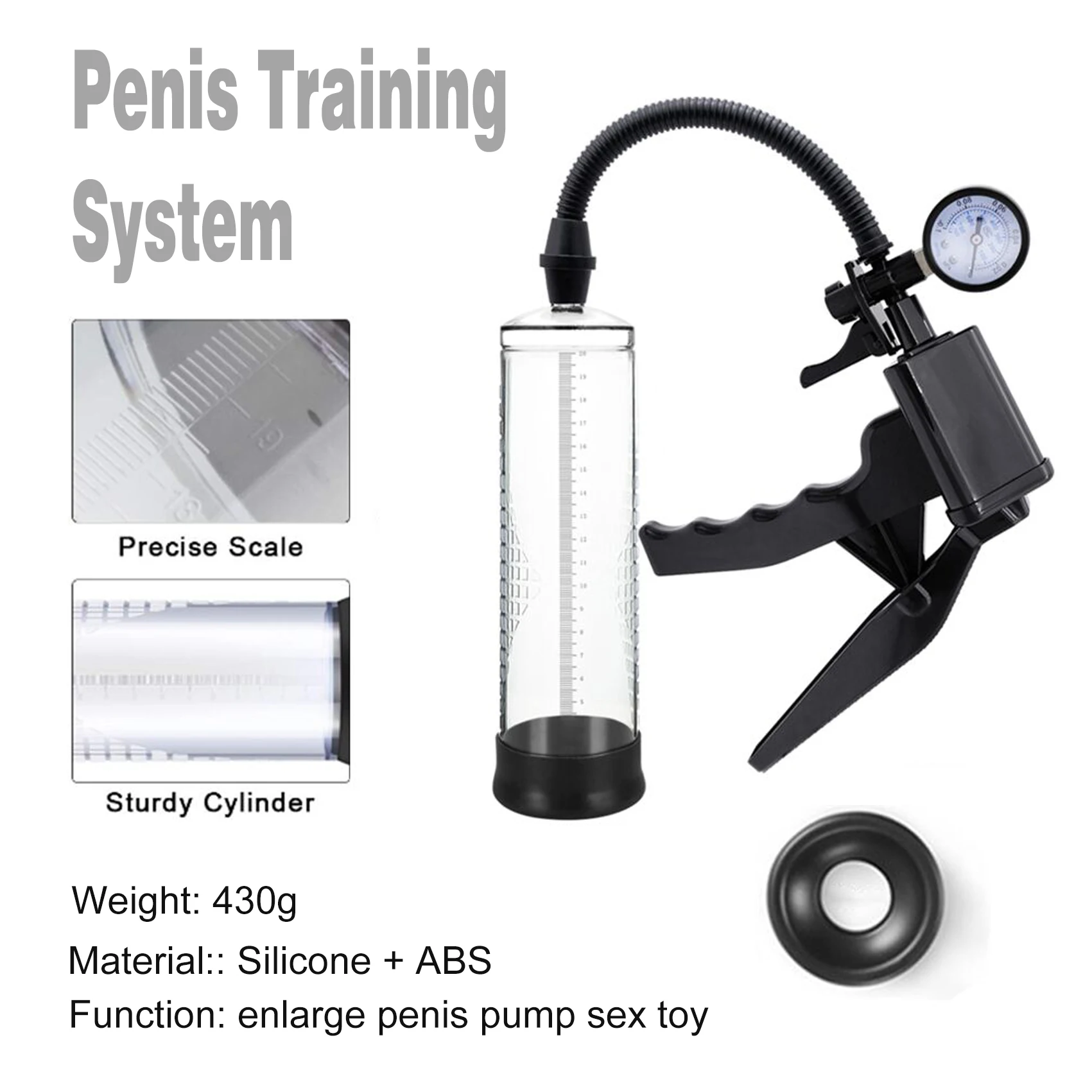 Penis extender vacuum enlargement pump erectile dysfunction device penis enlargement pump for men sex toys