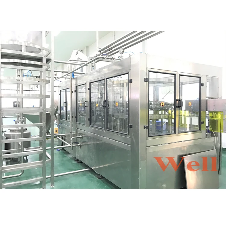 Full automatic liquid drinking water litchi juice filling machine