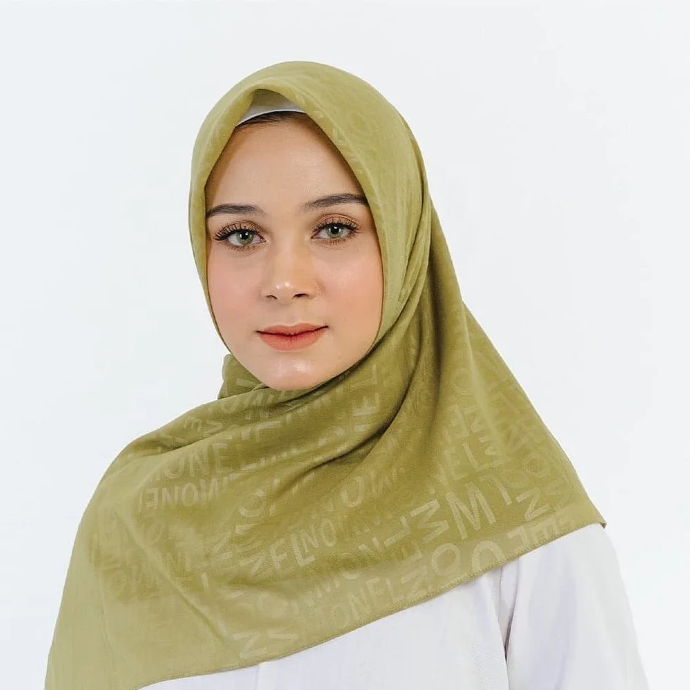 JYL Most Beautiful  Hijab  Scarf For Muslim Women Embossing  Head Wrap satin print long hijab