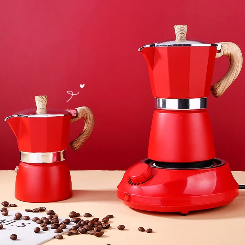 New Design Customized ODM OEM Coffee Pot Classical Aluminum Espresso coffee maker Moka Pot