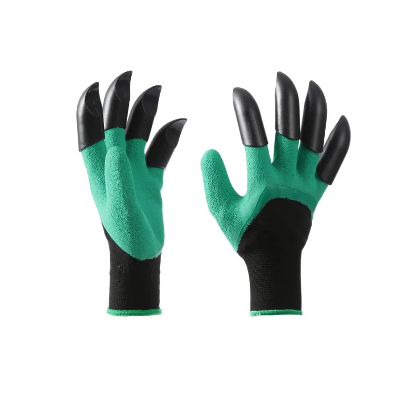 Garden Gloves With Single/double Fingertips Claws Waterproof Gardening Working Gloves
