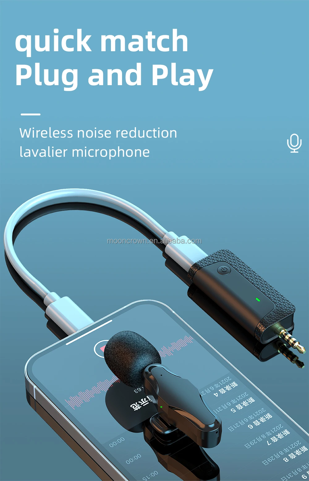 2023 newest model k35 pro wireless mic camera 3.5mm jack Wireless Lavalier Microphone for camera mobile phone speaker teacher