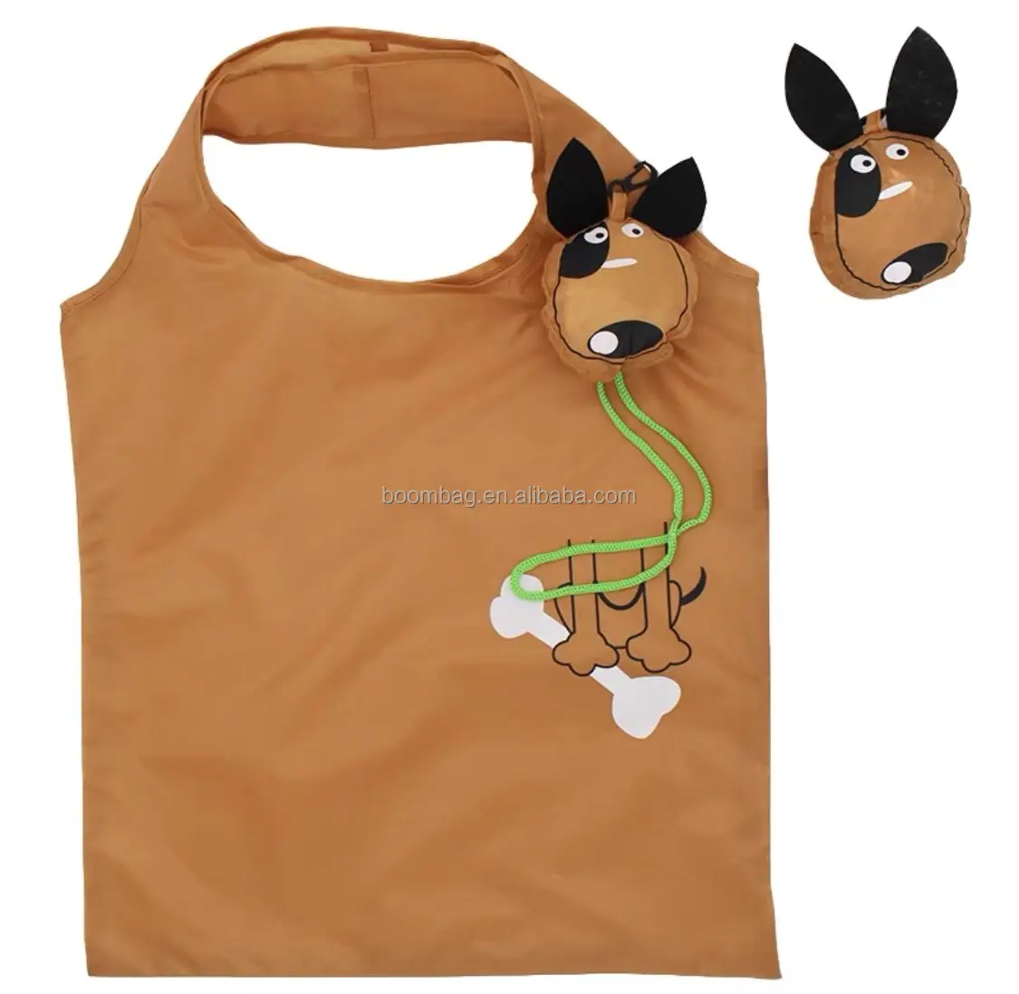 Polyester Reusable Animal Portable Eco Novelty Cow + Nemo Fish + Cat + Bee + Dog Shape Foldable Shopping Bag