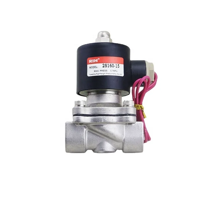 2S160-15 G1/2 220V клапан из нержавеющей стали SS304 SS316 водяной