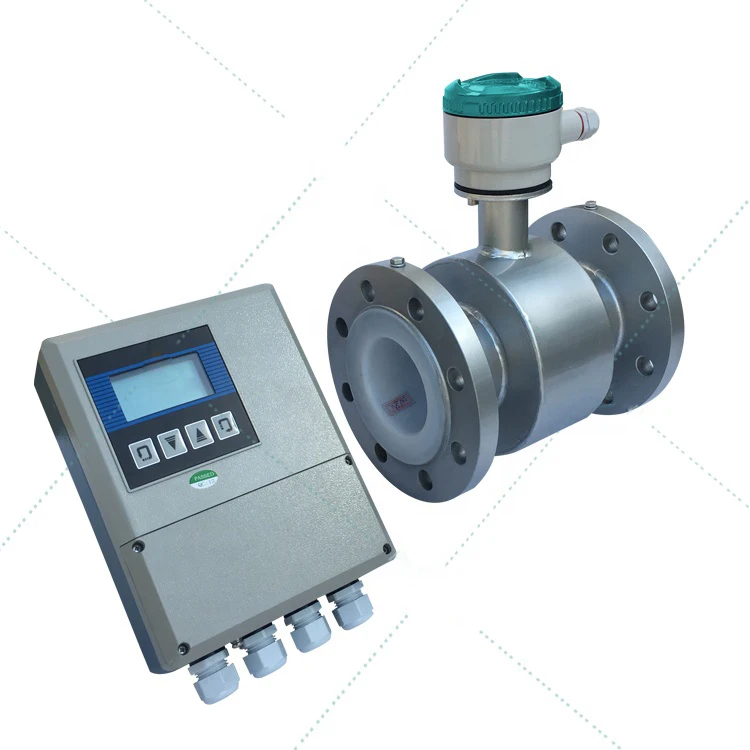 2' 3' 4-20mA acids alkalis modbus wireless flowmeter remote flow meters Low micro Split Type Mag electromagnetic flowmeter