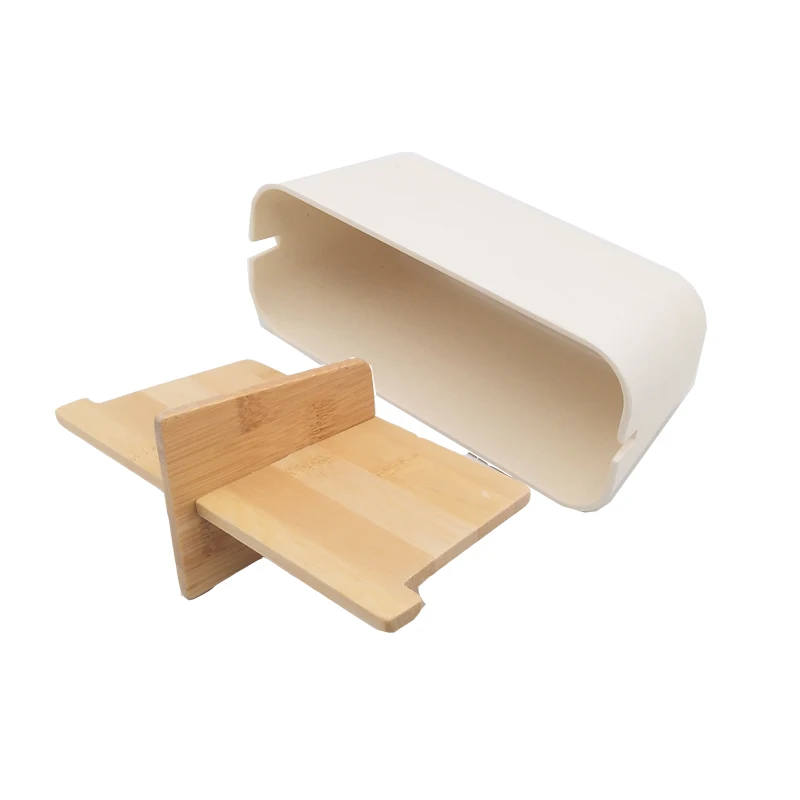 
Modern design cheap bathroom accessories set bamboo matte black stackable storage container 