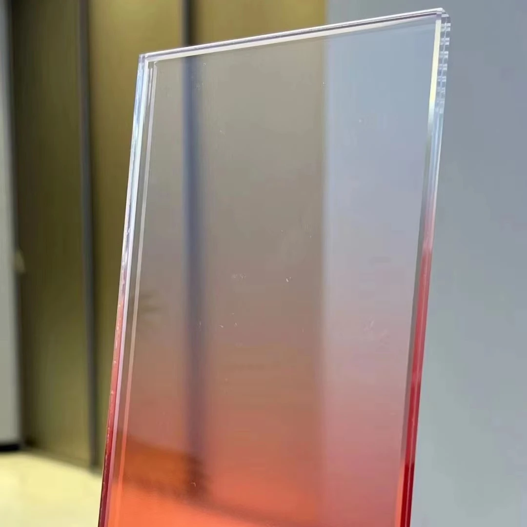 Bronze Blue Gary Tinted 4mm 6mm 8mm Safety Tempered Laminated Building Window Glass Panels for Decoration Staircases Bathrooms