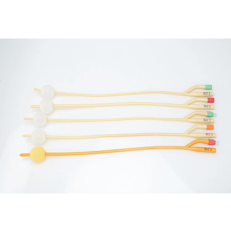 SUNWARD SWE40UB Excavator Tiemann Urinary Catheter Tube Holder Latex Foley Catheter/ 3 Way Urine Drainage