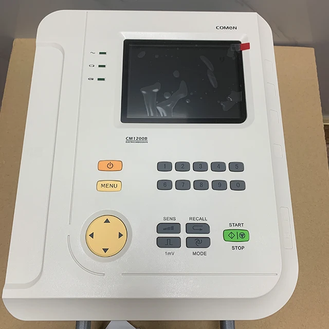 CM1200B ECG Monitor Portable ECG Electrocardiogram 12 Channel ECG Machine CM1200B