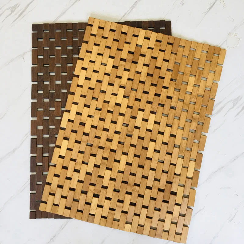 China manufacturer Natural Bamboo Wood Bath Mat