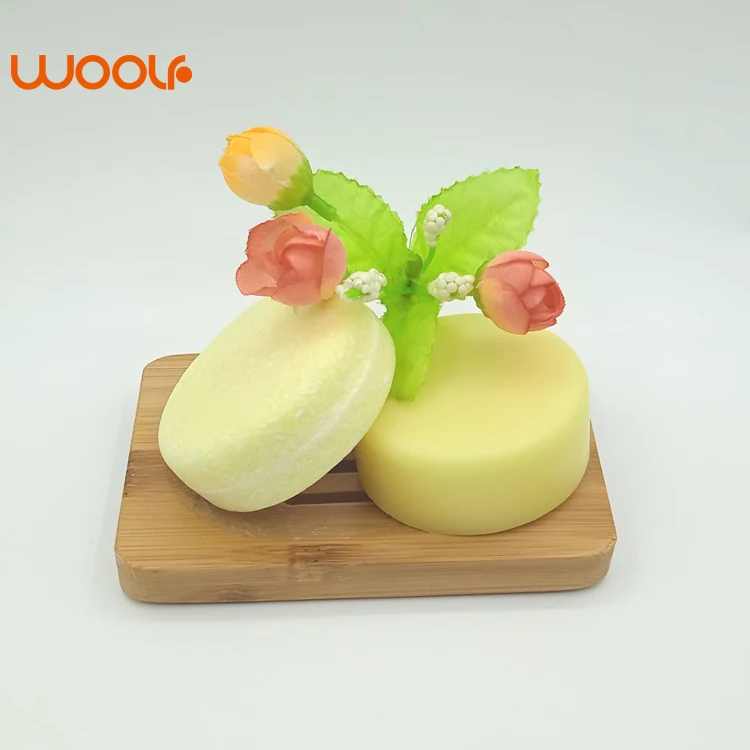 Wholesale OEM zero waste solid mango shampoo bar low moq boite shampoing a barre