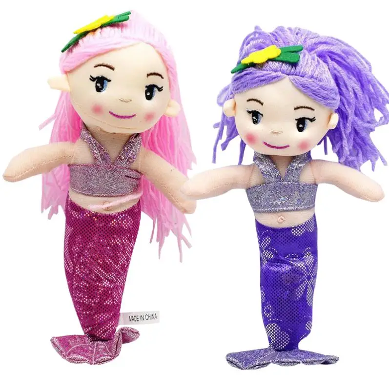 Wholesale Cute Mermaid Girl Doll Plush Toys Customize Popular Fish Princess Stuffed Plushie Toy Sirena Chica Peluche Muneca
