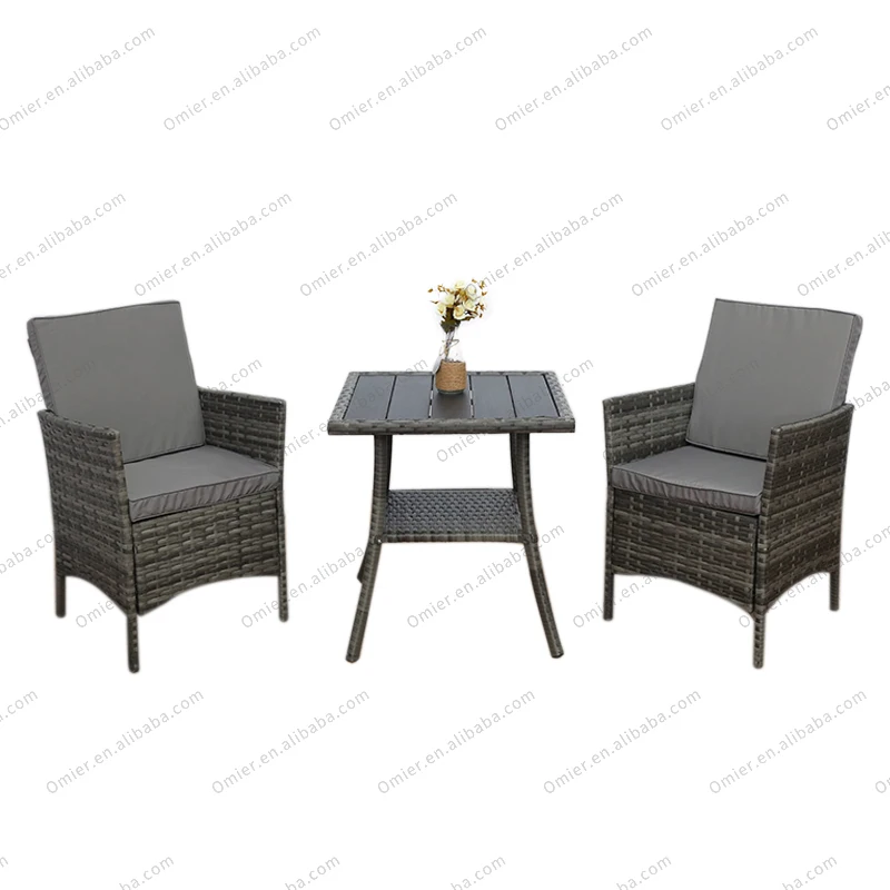 Wholesale OEM Modern Hotel High Quality Back Rattan Chairs Sofa Set Outdoor Party Furniture