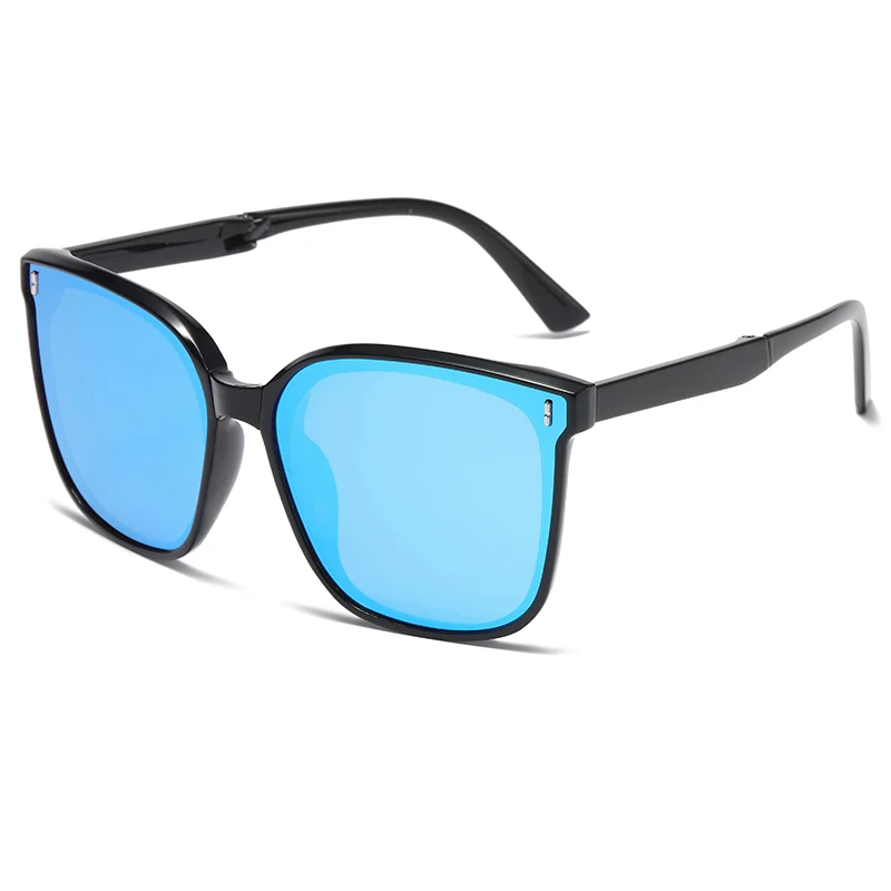 Wholesale Trendy Sunglasses Foldable Sun Glasses with Low MOQ TAC Polarized Lens TR7502 for Women Unisex Super Star Sunglasses