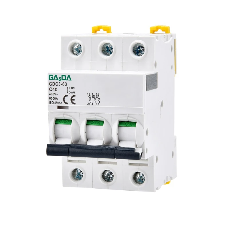 Circuit Breaker  MCB 3P 40A mini 6KA