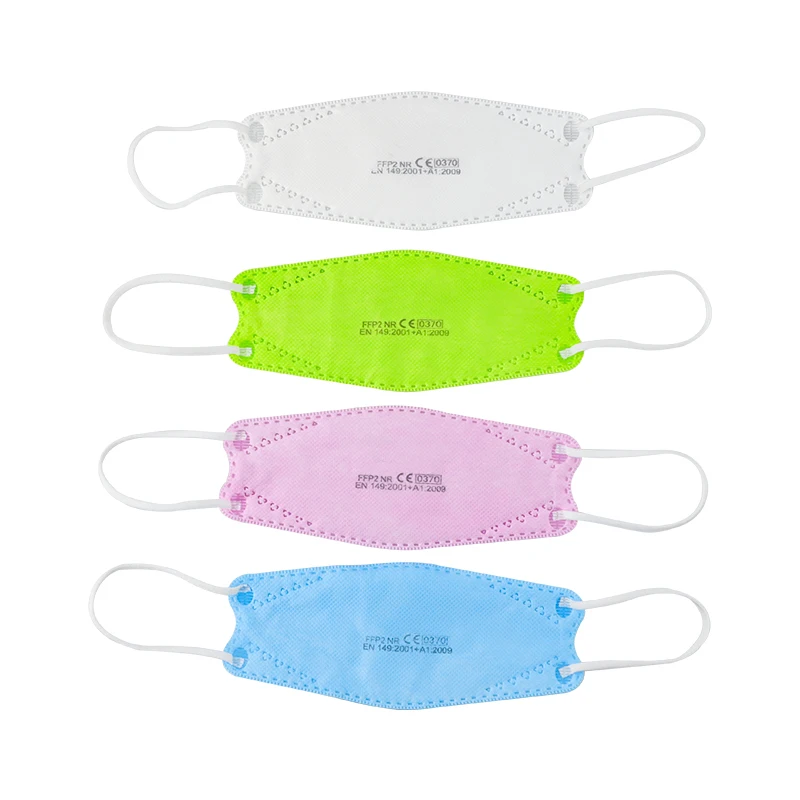 Fashion FFP2 Fish Type CE En149 Certificate Manufacturer Safety Protective Kid Use Respirator FFP2 Mask