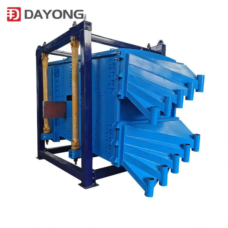 Large Power Delicate High Precision Powder Silica Sand Automatic Square Swing Vibrating Screen