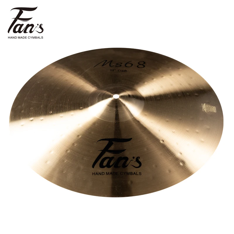 MS68 brass alloy 5 pieces drum set practice cymbals set