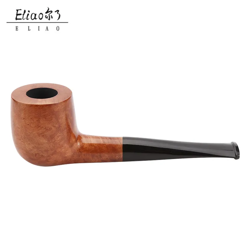 Erliao Traditional Handmade Smoke Pipe New Popular Best Smoking Pipe High Quality Briar Tobacco Pipe (1600442424746)