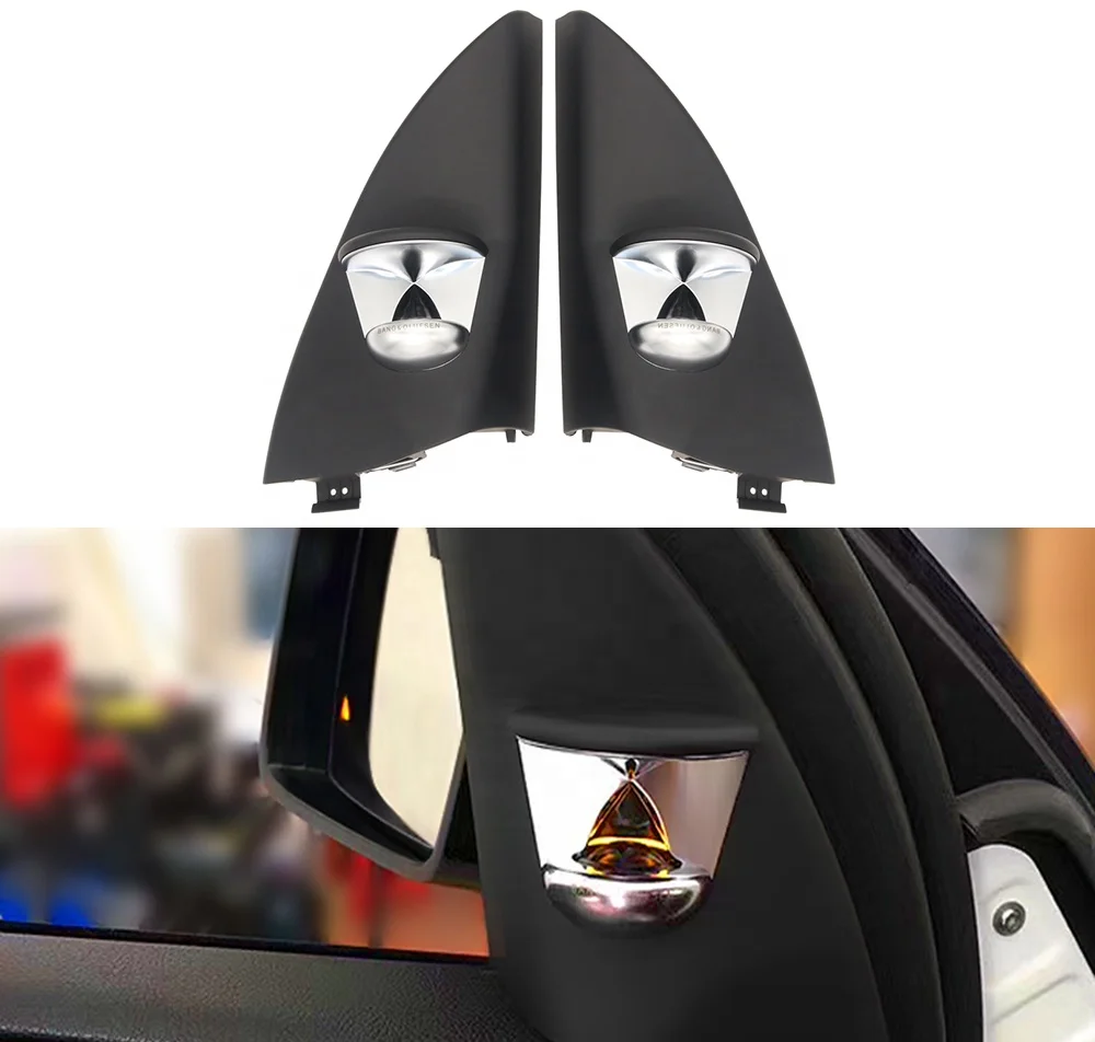 Auto 12 Colors A-pillar Hourglass Tweeter Luminous Ambient Light For Mercedes-Benz W166 W218 W292