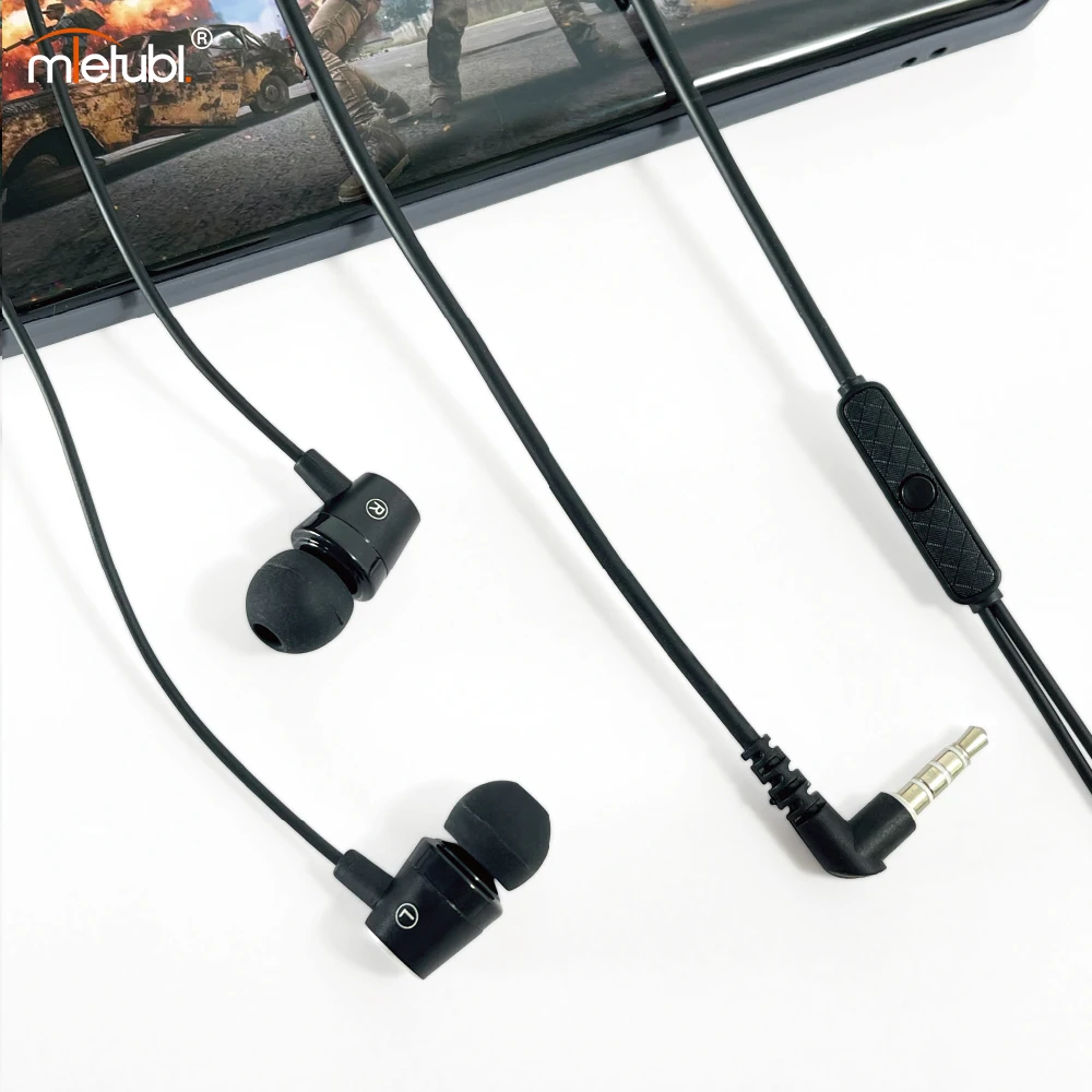 MTB-L05 hot sale cheap price headset 3.5MM bend connector in-ear earphone for mobile