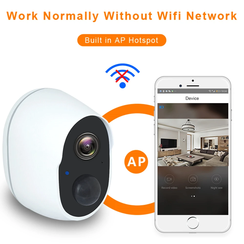 High quality 1080P Tuya Smart Battery Camera IP Wireless Home Security Camera WIFI 360 Outdoor Waterproof CCTV Camera